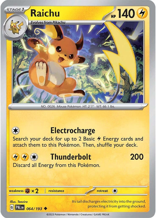 Raichu (064/193) [Scarlet & Violet: Paldea Evolved]