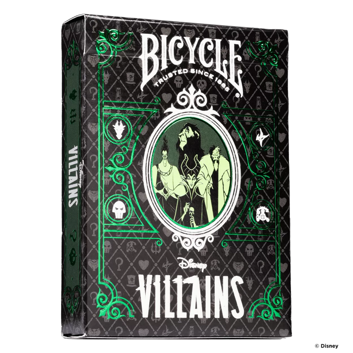 Bicycle: Disney Villains Playing Cards (Green)