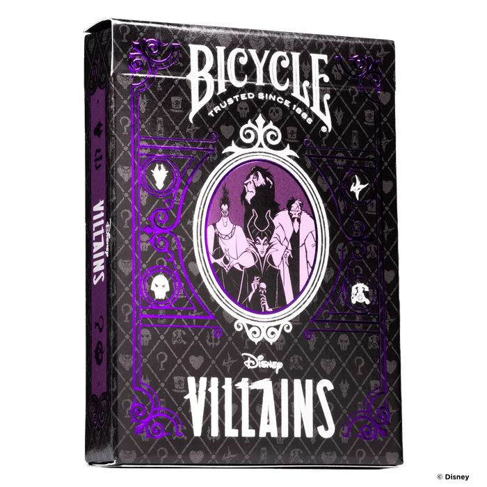 Bicycle: Disney Villains Playing Cards (Purple)