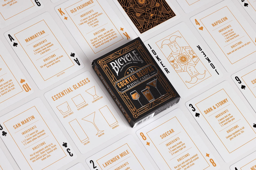 Bicycle: Cocktail Recipes Playing Cards