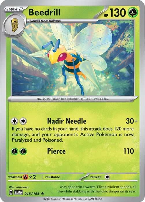 Beedrill (015/165) [Scarlet & Violet 151]