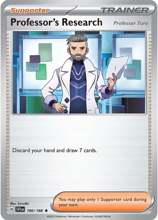 Professor's Research (Professor Turo) (190/198) [Scarlet & Violet: Base Set]