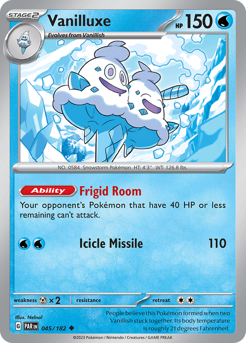 Vanilluxe (045/182) [Scarlet & Violet: Paradox Rift]