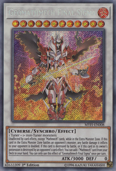 Geomathmech Final Sigma [MYFI-EN008] Secret Rare