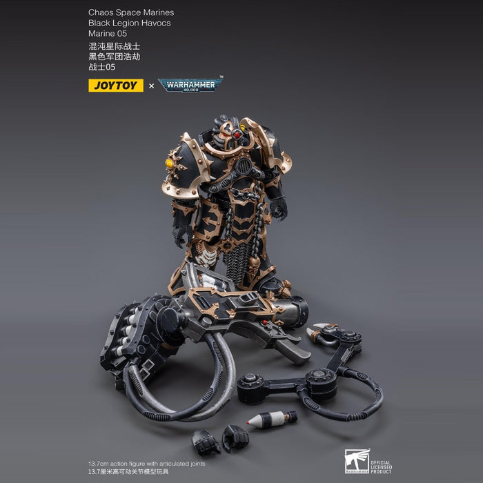 Joy Toy: Warhammer - 1/18 Scale Black Legion - Havocs Marine 05