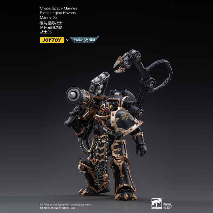Joy Toy: Warhammer - 1/18 Scale Black Legion - Havocs Marine 05