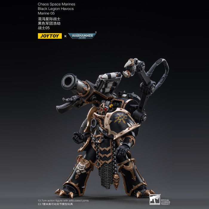 Joy Toy: Warhammer - 1/18 Scale Black Legion - Havocs Marine 05