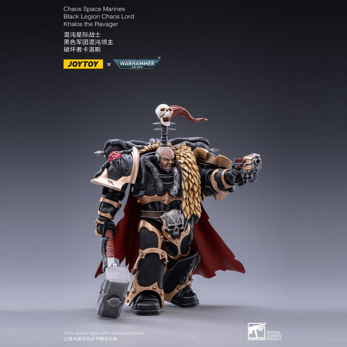 Joy Toy: Warhammer - 1/18 Scale Black Legion - Khalos the Ravager