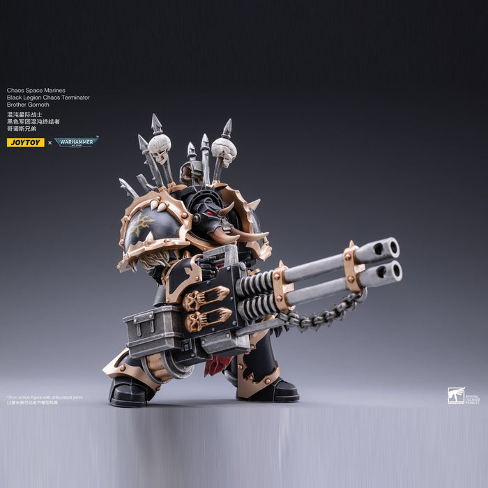 Joy Toy: Warhammer - 1/18 Scale Black Legion - Chaos Terminator Brother Gornoth
