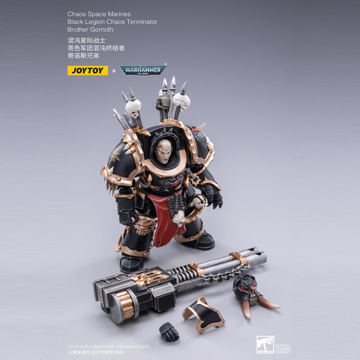 Joy Toy: Warhammer - 1/18 Scale Black Legion - Chaos Terminator Brother Gornoth
