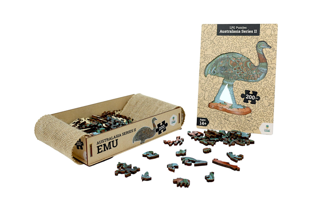 LPG Puzzles Wooden Oceania Animals Series 2 - Emu