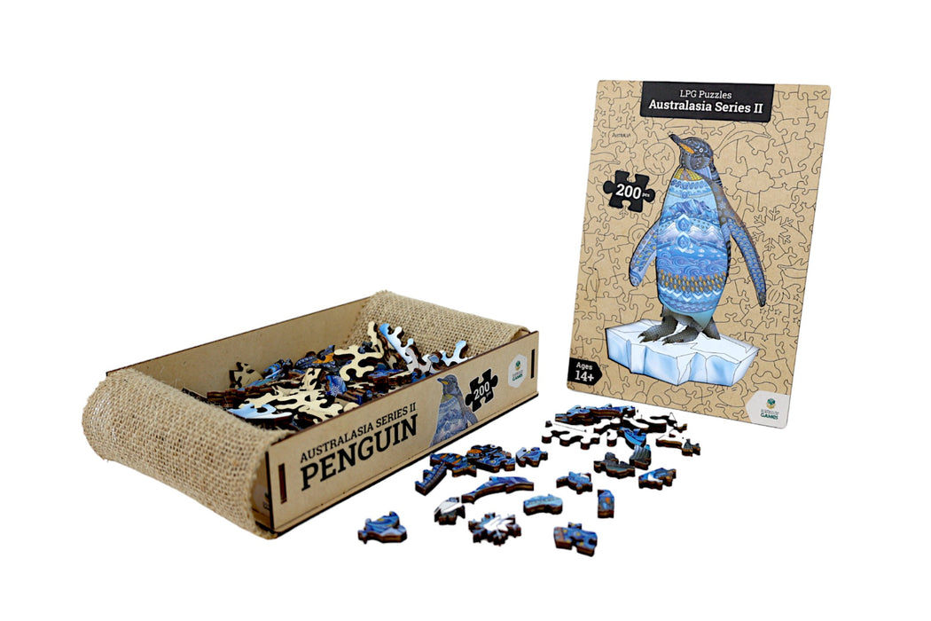 LPG Puzzles Wooden Oceania Animals Series 2 - Penguin