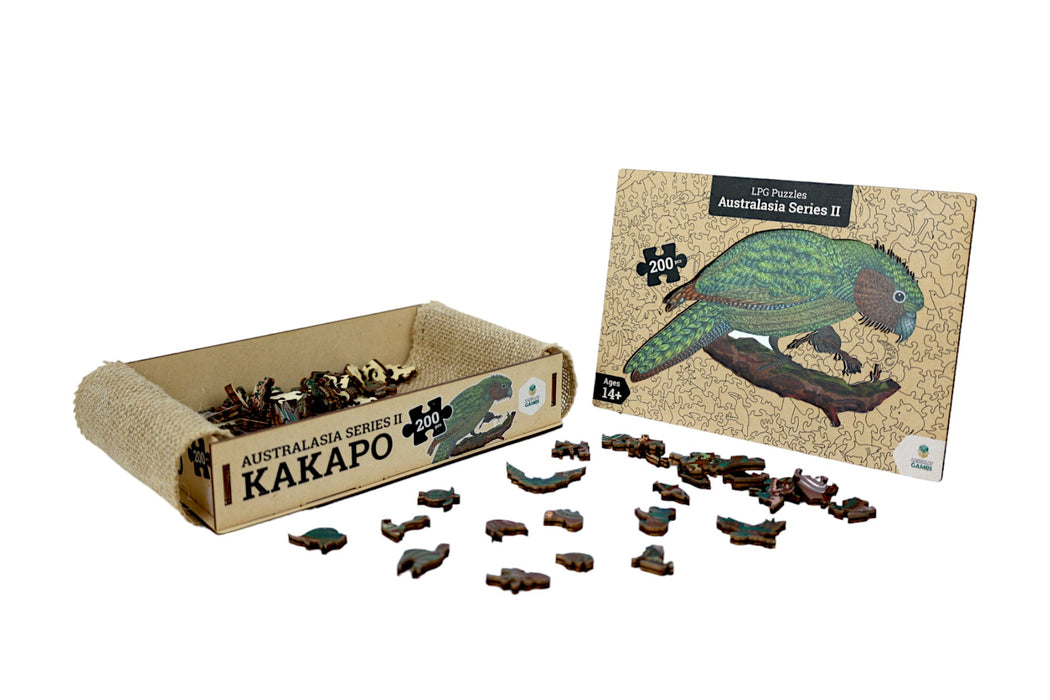 LPG Puzzles Wooden Oceania Animals Series 2 - Kakapo