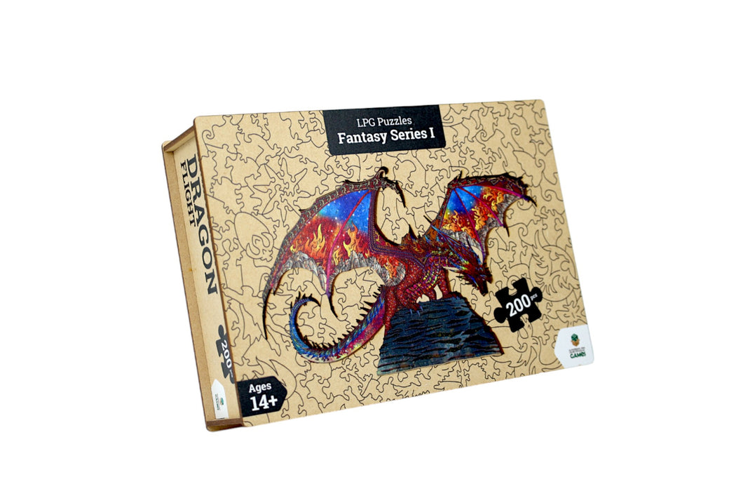 LPG Puzzles Wooden Fantasy Puzzle - Dragon Flight