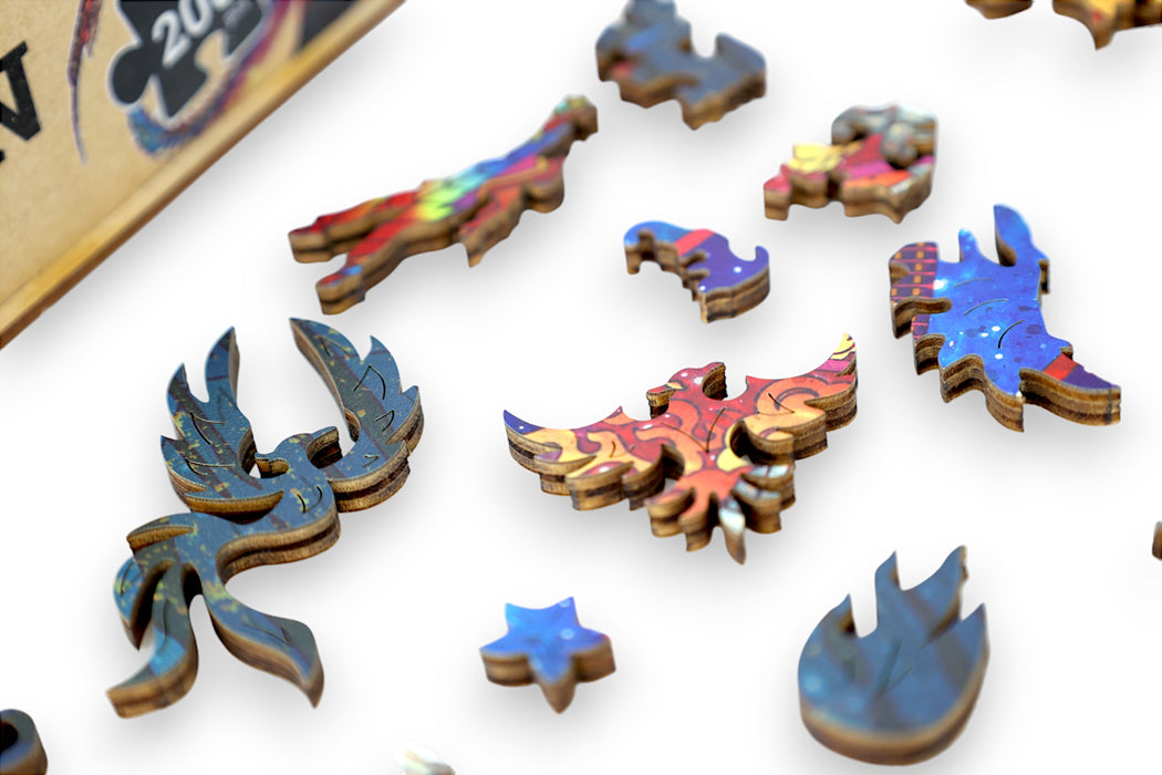 LPG Puzzles Wooden Fantasy Puzzle - Dragon Flight