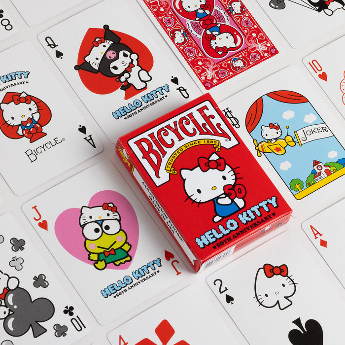 Bicycle: Hello Kitty 50th Anniversary Playing Cards