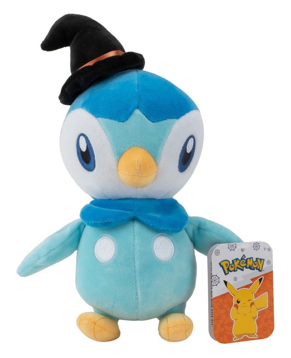 Pokemon: 8" Plush Halloween Piplup (Witch)