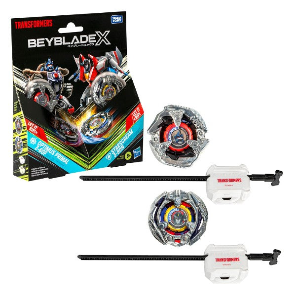 Beyblade - X - Transformers Collab- Optimus Primal vs Starscream