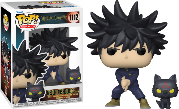 Funko: Jujutsu Kaisen - Megumi Fushiguro with Dog 1112 Pop!