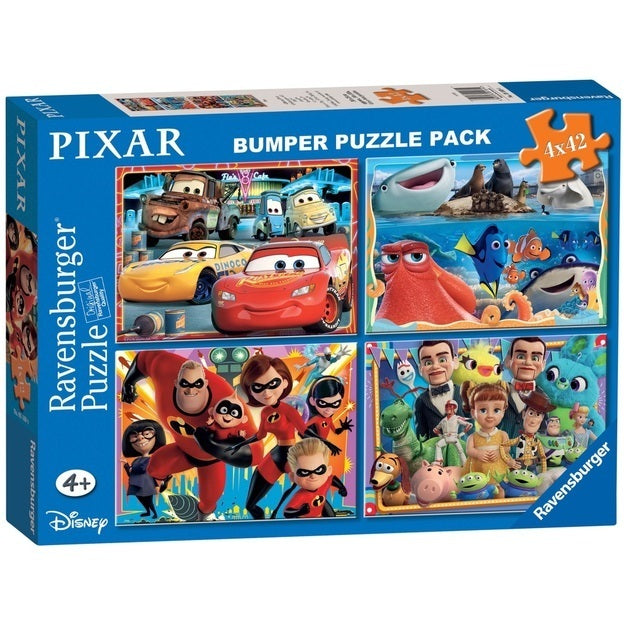 Ravensburger: Disney Pixar 4x42pc Bumper Pack