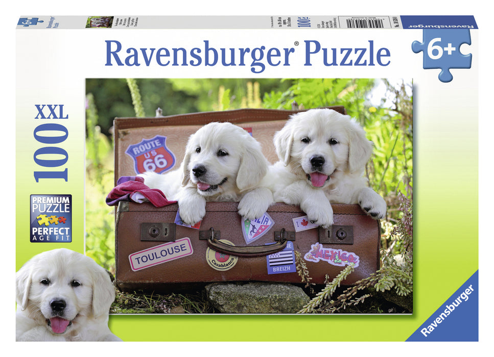 Ravensburger: Travelling Puppies Puzzle 100pc