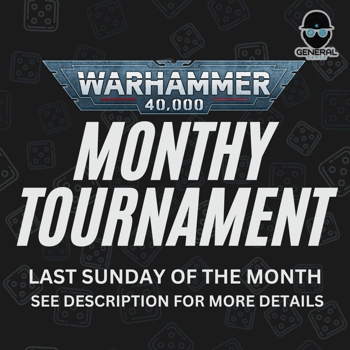 Warhammer 40k - Tournament Ticket (26/01/2025) - Frankston