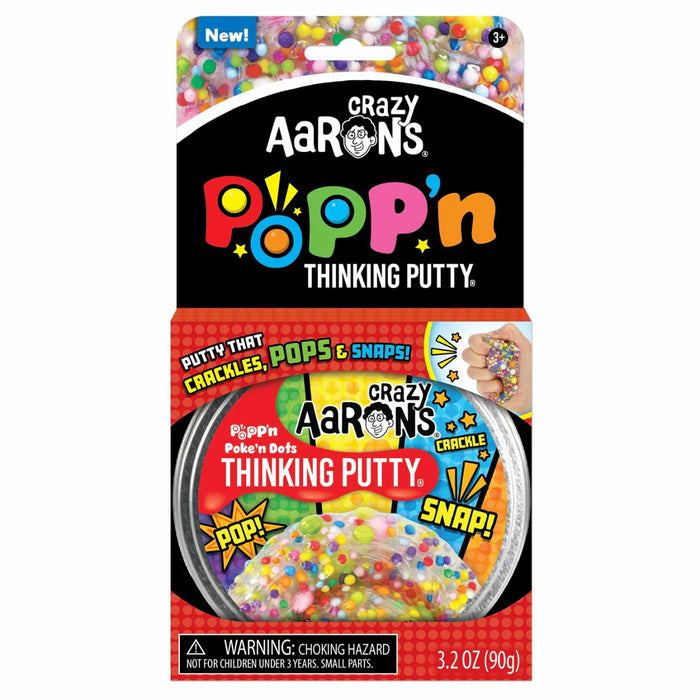 Crazy Aaron's Thinking Putty: Poke'n Dots Popp'n