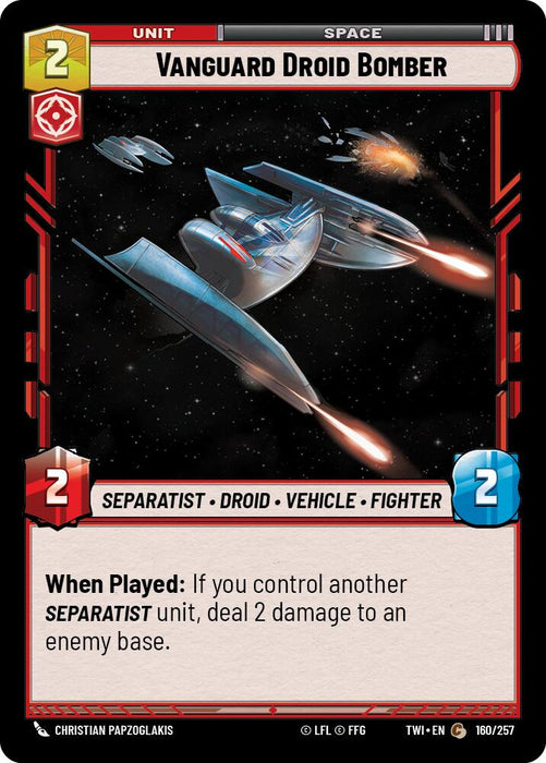 Vanguard Droid Bomber (160/257) [Twilight of the Republic]