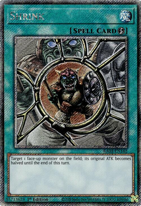 Shrink (Platinum Secret Rare) [RA03-EN162] Platinum Secret Rare