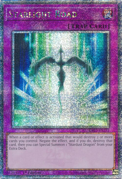 Starlight Road (Quarter Century Secret Rare) [RA03-EN235] Quarter Century Secret Rare