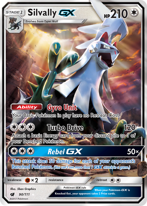 Silvally GX (90/111) [Sun & Moon: Crimson Invasion]