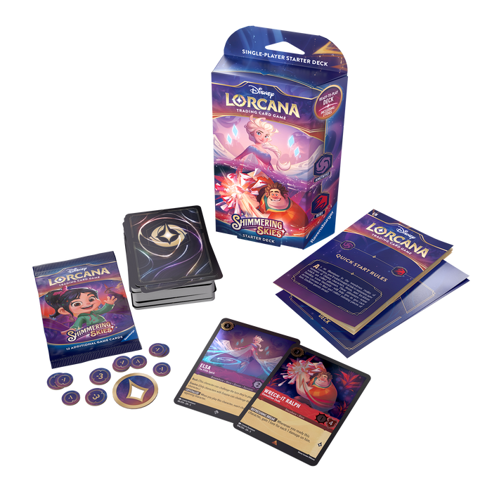 Disney Lorcana: S5 Shimmering Skies Starter Deck: Amethyst & Ruby