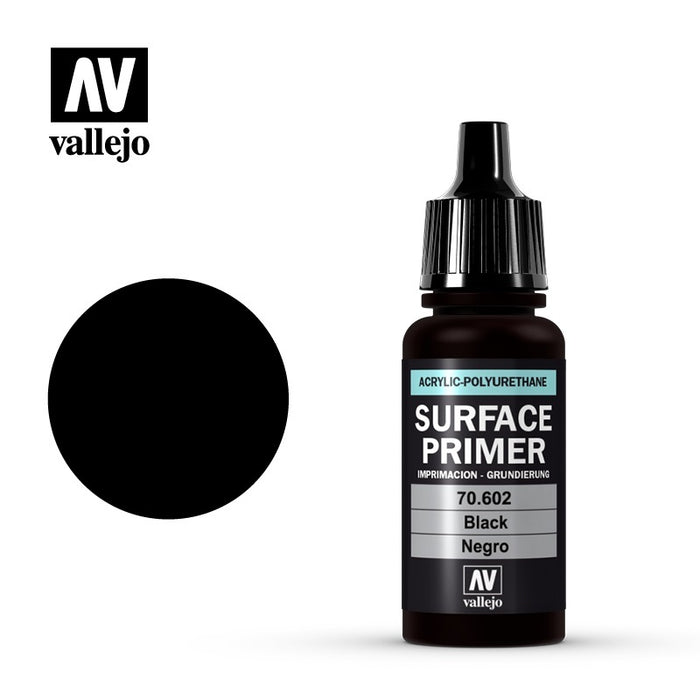 Vallejo: Surface Primer Black 17 ml