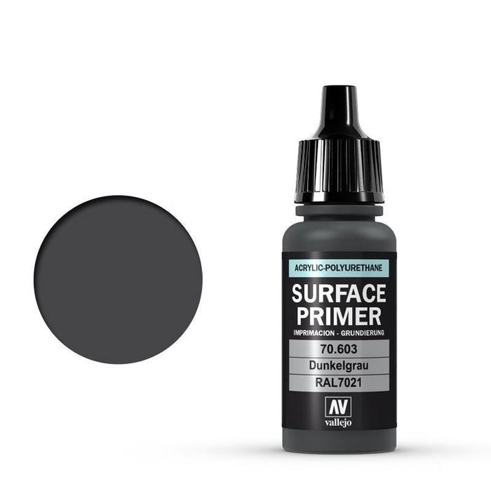 Vallejo: Surface Primer German Panzer Grey 17 ml