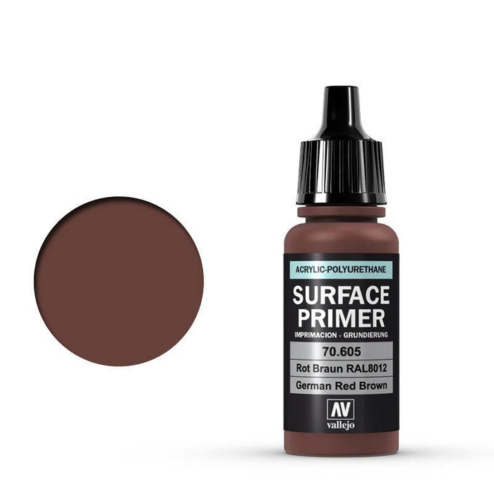 Vallejo: Surface Primer German Red Brown 17 ml