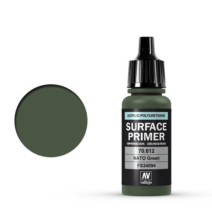 Vallejo: Surface Primer NATO Green 17 ml