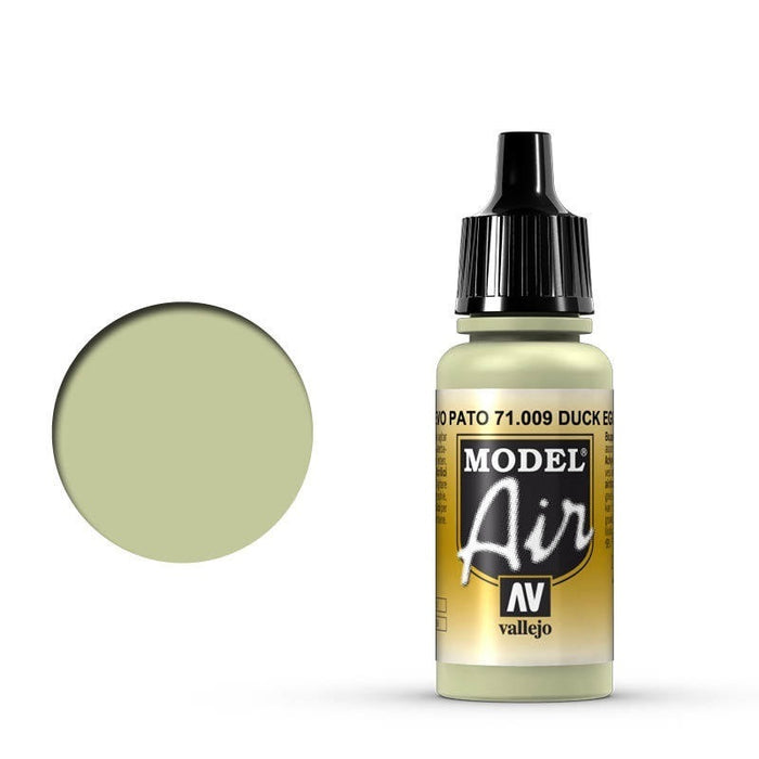 Vallejo: Model Air Duck Egg Green 17 ml Acrylic Airbrush Paint