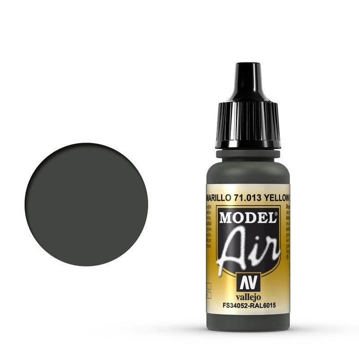 Vallejo: Model Air Yellow Olive 17 ml Acrylic Airbrush Paint