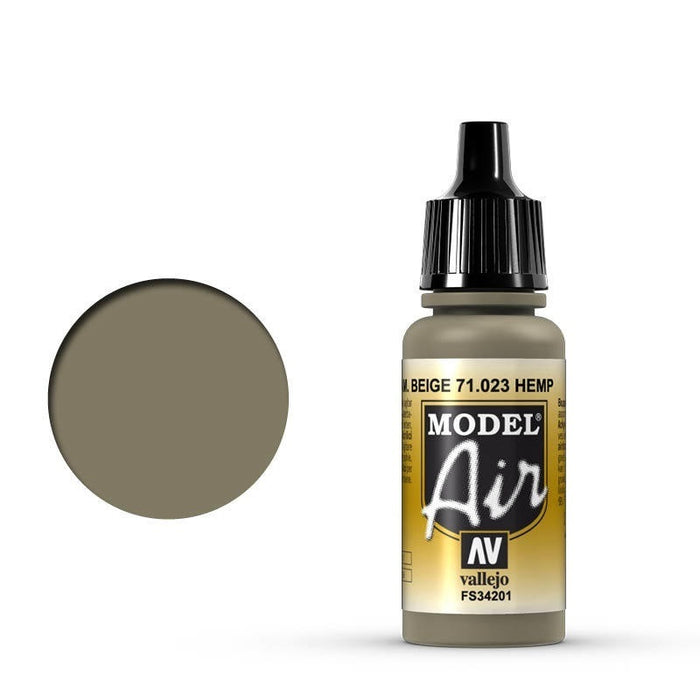 Vallejo: Model Air Hemp 17 ml Acrylic Airbrush Paint