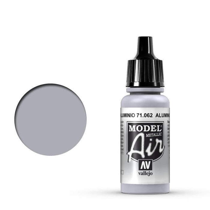 Vallejo: Model Air Aluminium 17 ml Acrylic Airbrush Paint