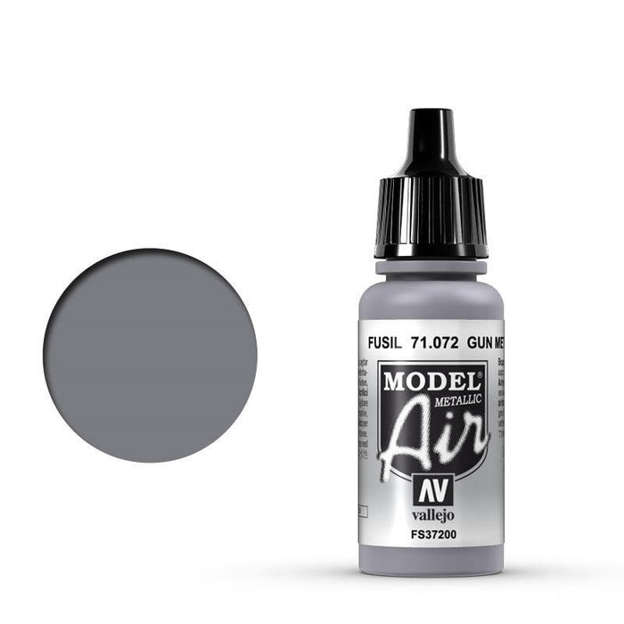 Vallejo: Model Air Gun Metal 17 ml Acrylic Airbrush Paint