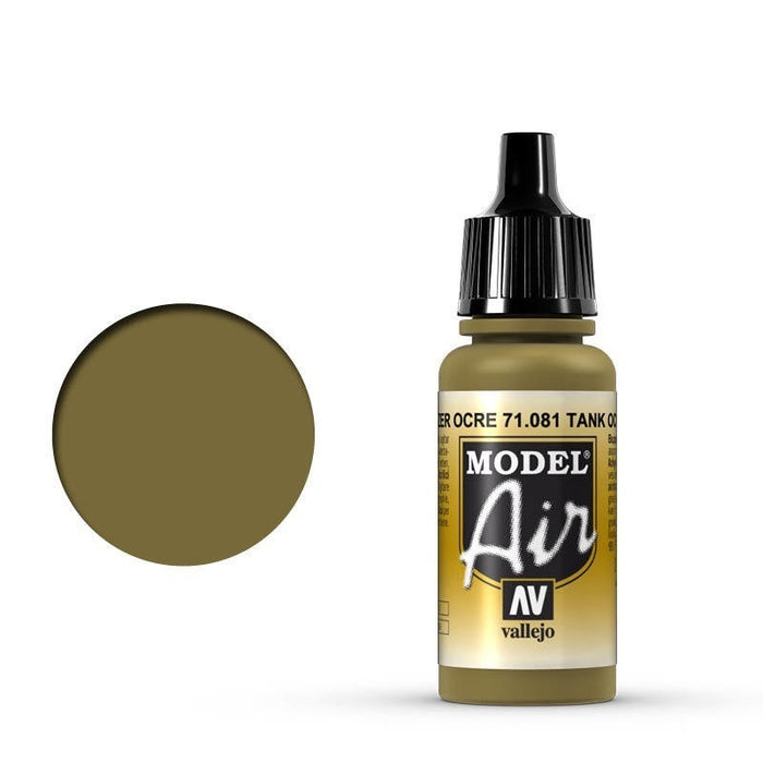 Vallejo: Model Air Tank Ochre 1943 17 ml Acrylic Airbrush Paint