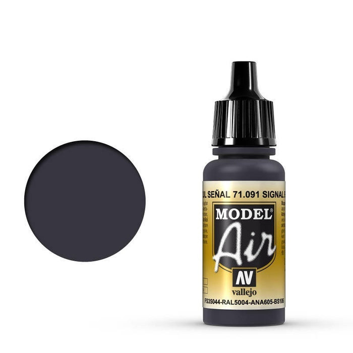 Vallejo: Model Air Signal Blue 17 ml Acrylic Airbrush Paint