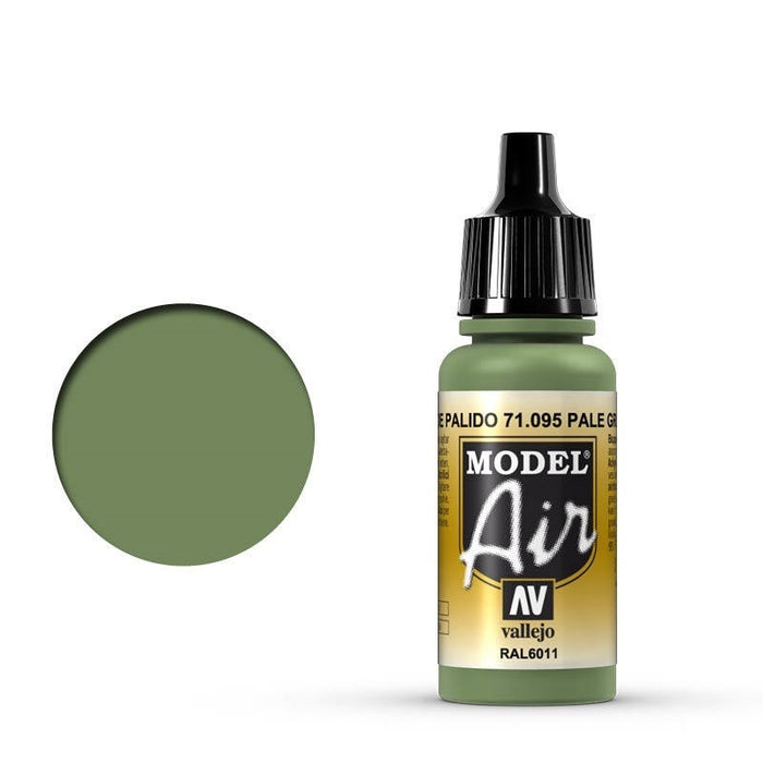 Vallejo: Model Air Pale Green 17 ml Acrylic Airbrush Paint