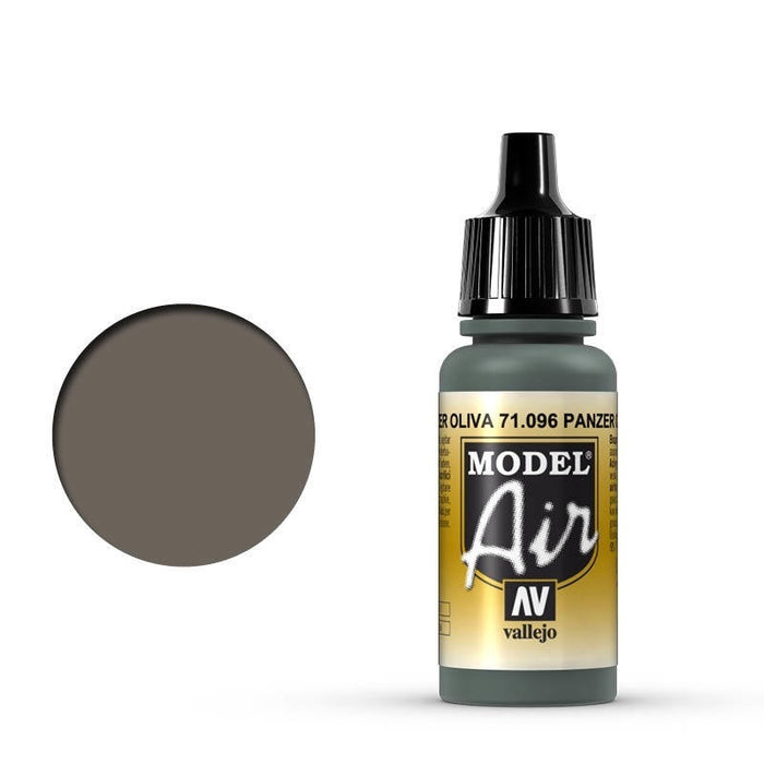 Vallejo: Model Air Panzer Olive 17 ml Acrylic Airbrush Paint