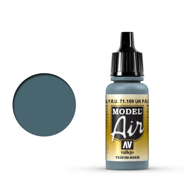 Vallejo: Model Air UK PRU Blue 17 ml Acrylic Airbrush Paint