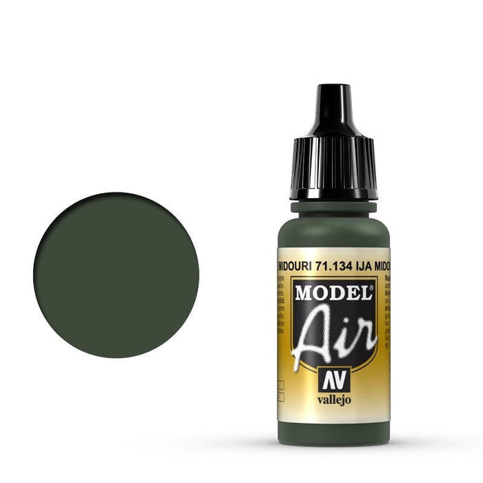 Vallejo: Model Air IJA Midouri Green 17 ml Acrylic Airbrush Paint