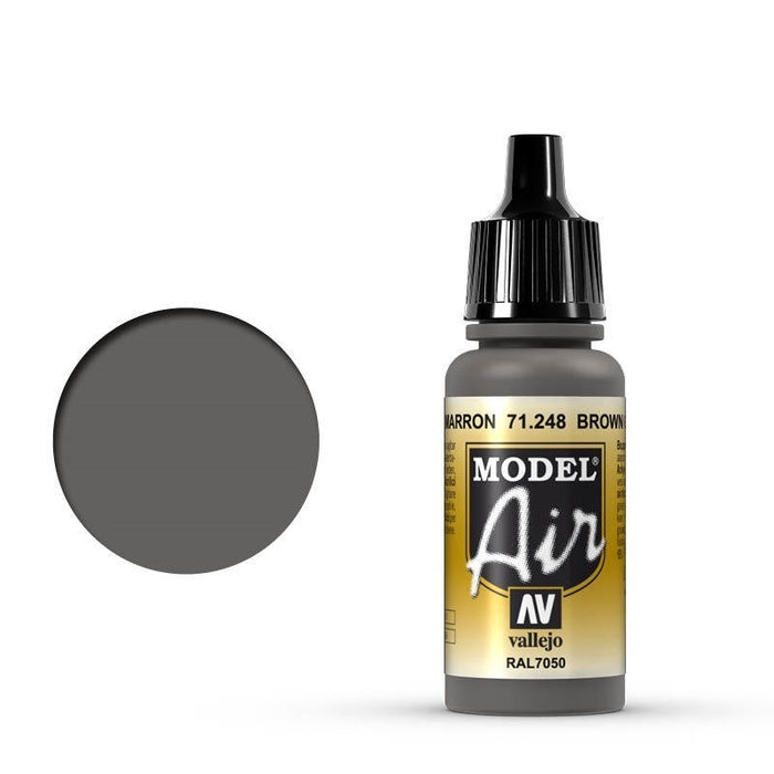 Vallejo: Model Air Brown Grey 17 ml Acrylic Airbrush Paint