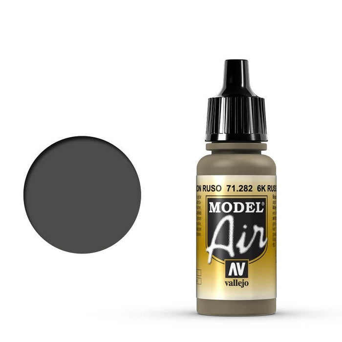 Vallejo: Model Air 6K Russian Brown 17 ml Acrylic Airbrush Paint