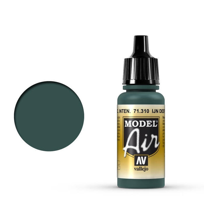 Vallejo: Model Air IJN Deep Dark Green 17 ml Acrylic Airbrush Paint